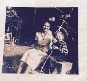Delia “Dee Dee” Katz and the author’s mother, Mildred Amer, photographed around 1950. Photo courtesy of Mildred Amer.